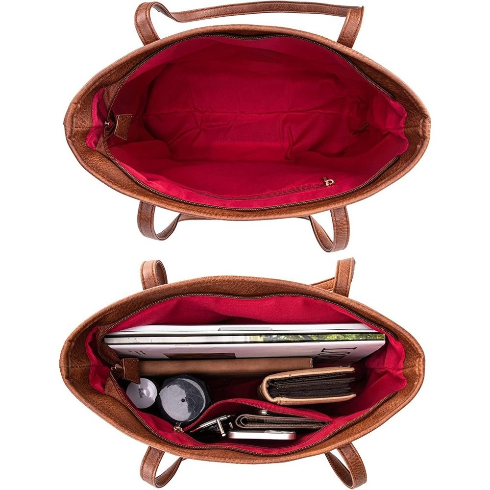 Montana West Tote Bags Vegan Leather Purses and Handbags for Women Top H… - Picture 14 of 14